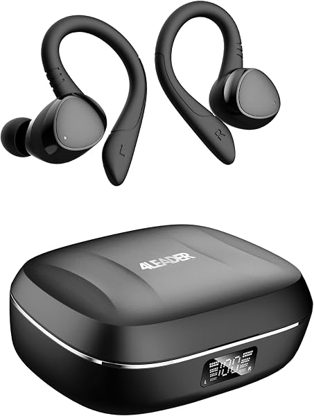 Fone de Ouvido Bluetooth com Microfone e Cancelamento de Ruído Ativo - 4Leader, à Prova D'água e com até 20 Horas de Reprodução