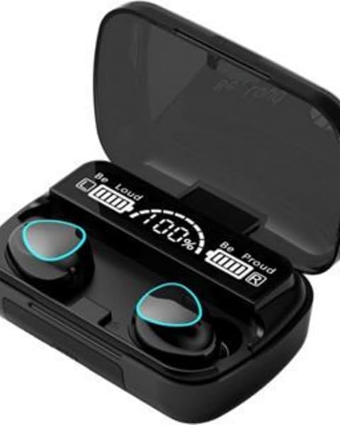 Fone de ouvido sem fio POTIPO M10-TWS Bluetooth 5.1, fone de ouvido intra-auricular à prova d'água IPX7