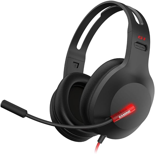 Headset Gamer Edifier G1 Over-Ear USB com 7.1 Surround Virtual, Microfone Retrátil com Cancelamento de Ruído e Iluminação RGB