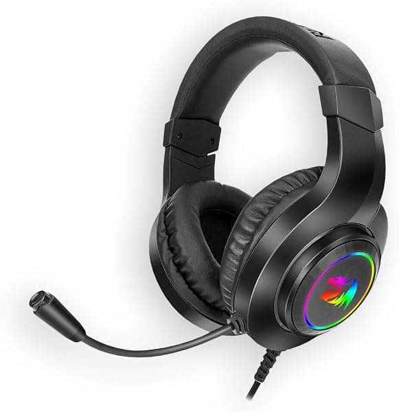 Headset Gamer Redragon Hylas Preto RGB H260RGB, Único