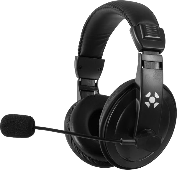 Headset USB Fortrek HSL-102 com Microfone e Controle de Volume Inline