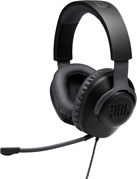JBL Quantum 100 Headset Gamer com Fio e Microfone Destacável