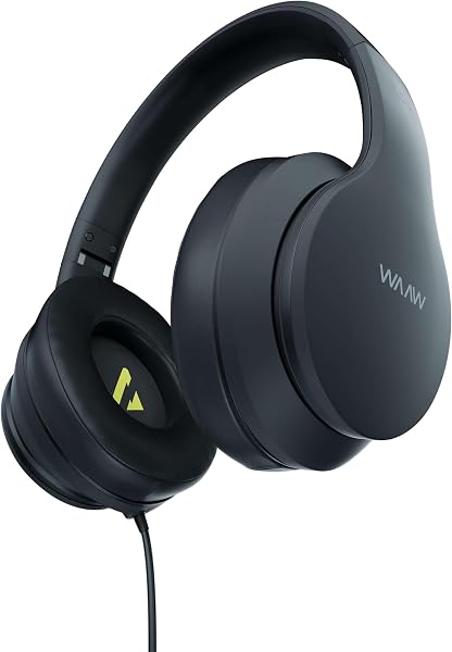 WAAW by ALOK Sense 100HW Headphone Over-ear com Fio Dobrável 40mm Conector P3 Botão Multifuncional